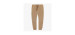 Light brown relaxed fit pants in French terry, child