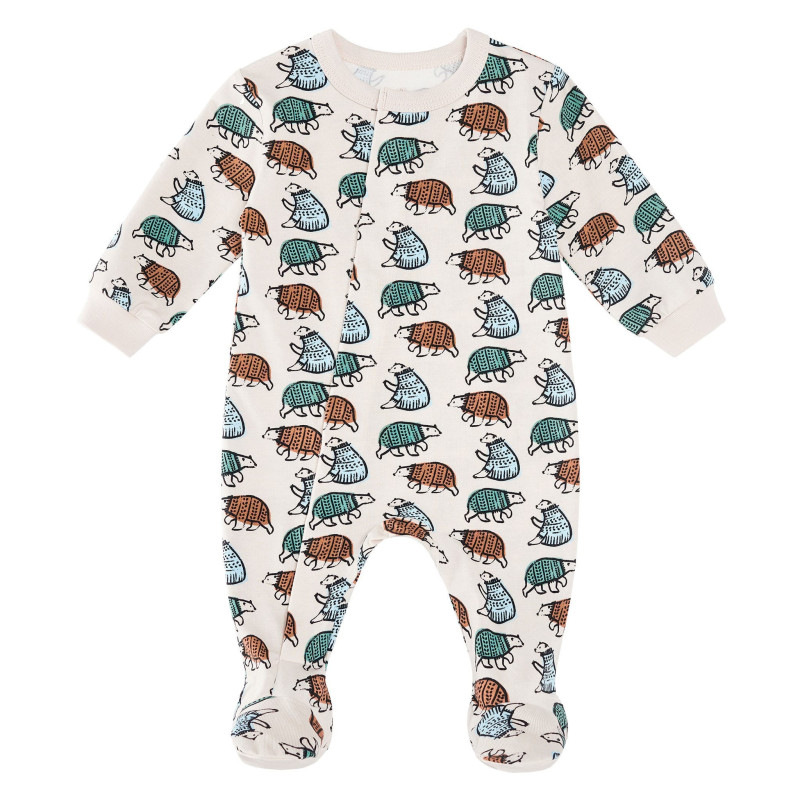 Collé-Collé Pyjama Magnétique Ours Prématuré - 12mois