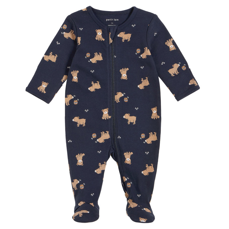 Bear Print Pajamas 0-12 months