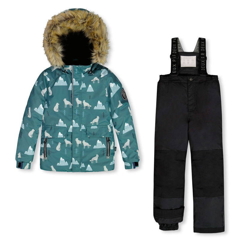 Two-Piece Wolf Snowsuit 2-8 years