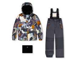 Deux par Deux Habit de Neige Deux Pièces Camo 7-12ans