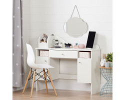 Dressing Table with Drawer - Vito Solid White