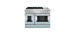 48” Gas Range. KitchenAid 4.1 cu. ft. with 6 burners in Blue KFDC558JMB