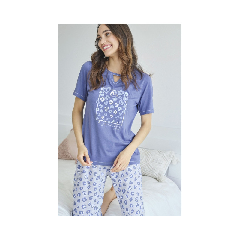 Massana Loungewear Pyjama à pantalon Capri - OUR MOMENTS