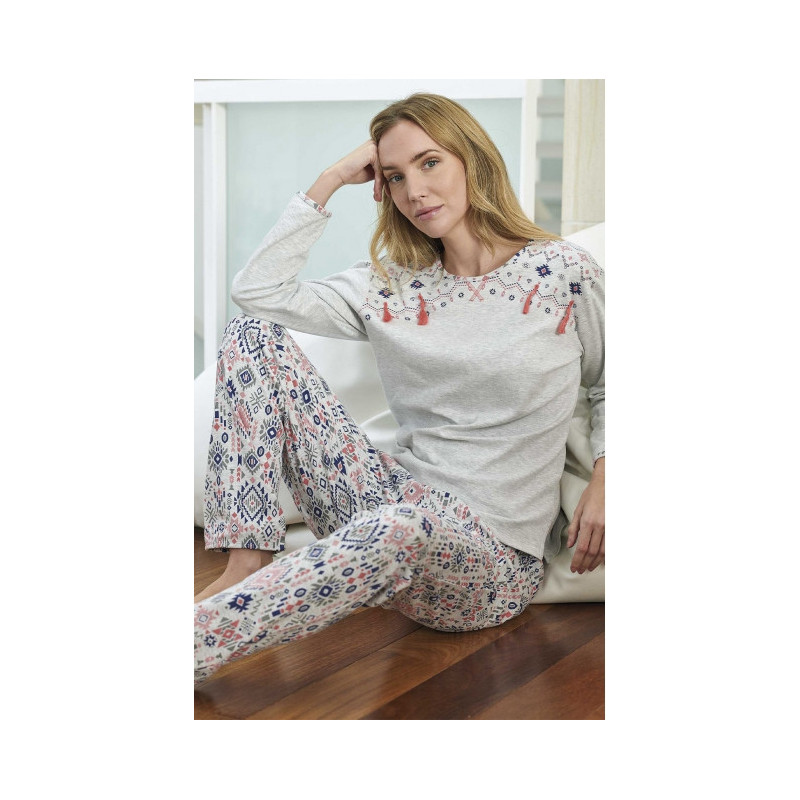 Massana  Loungewear Pyjama à pantalon long - TASSELS