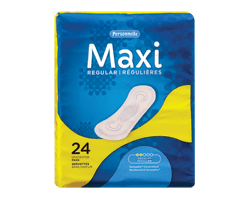 PERSONNELLE Maxi serviettes régulières, sans parfum, 24 unités
