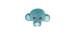 GUND Drops, Tony Trunks, Animal en peluche expressif premium, turquoise, 15,2 cm
