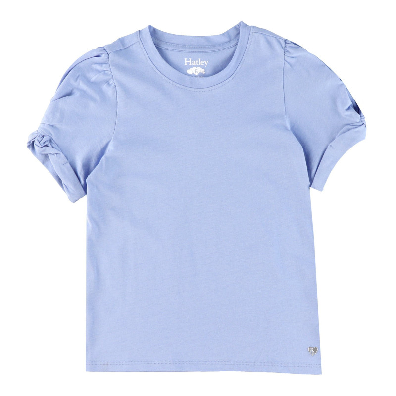 Hatley T-Shirt Uni Bleu 3-8ans