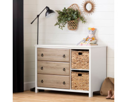 3 Drawer Chest with Baskets...