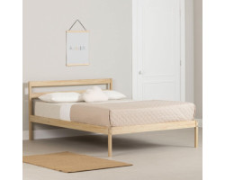 Double wooden bed - Sweedi Natural wood