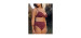 TURQUOISE COUTURE Bas de bikini taille haute Bourgogne