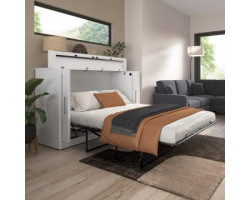 Grand lit cabinet 75L avec matelas