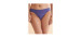 TURQUOISE COUTURE Bas de bikini bande de taille pliée Solid