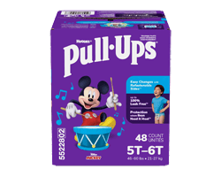 PULL-UPS Sous-vêtements d'entraînement pour garçons, 5T-6T, 48 unités