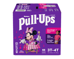 PULL-UPS Sous-vêtements d'entraînement pour filles, 3T-4T, 66 unités