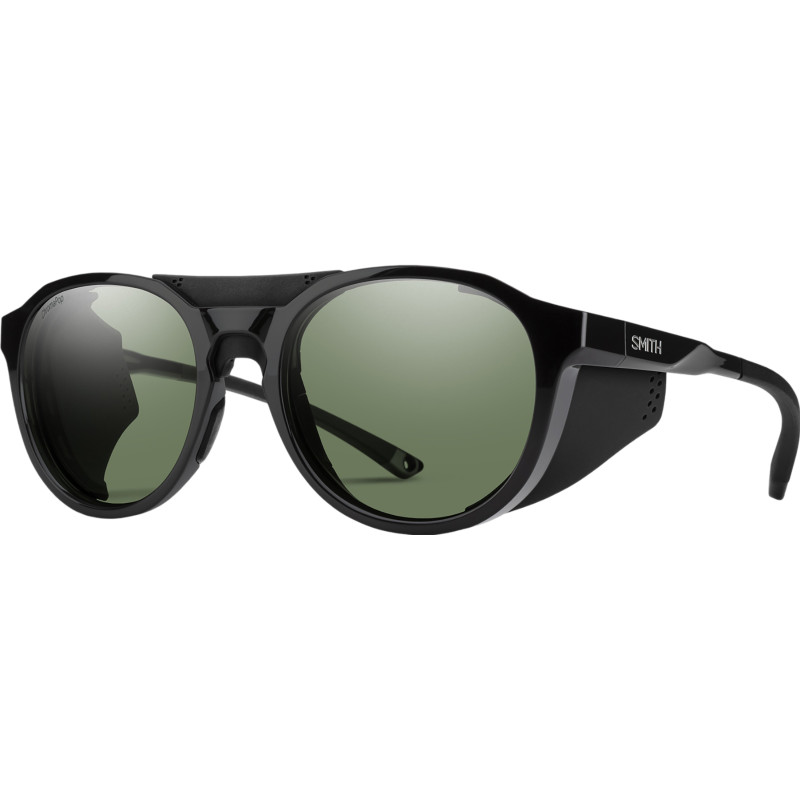 Venture Sunglasses - Black - ChromaPop Polarized Gray Green Lenses - Unisex