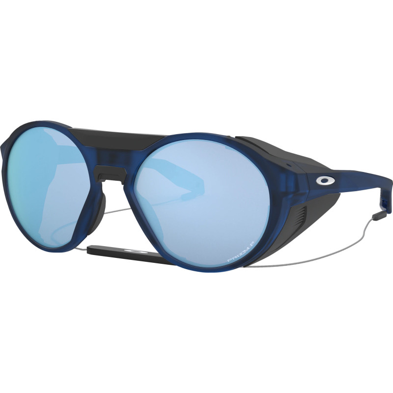 Oakley Lunettes de soleil polarisées Clifden - Monture bleu mat - Lentille Prizm Deep Water