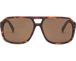 Dude Sunglasses - Matte Tortoise - Bronze Polarized Lenses