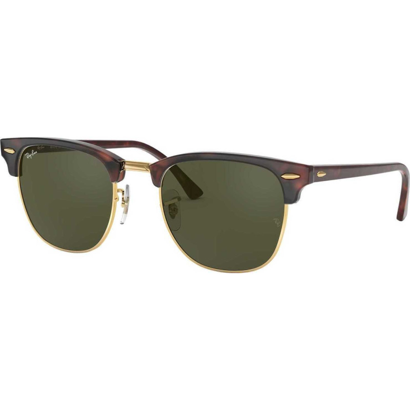 Clubmaster Classic - Tortoise - Green Classic Lens