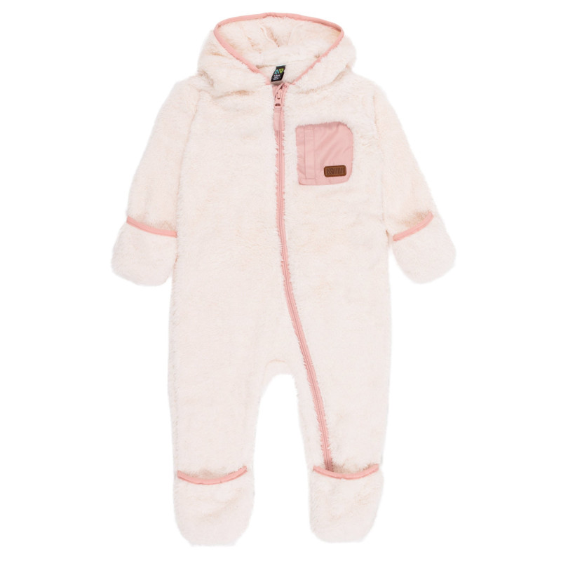 One Piece Sherpa Ivory 6-24 months