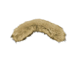 Faux Fur Collar for Cover / Poncho - Tan