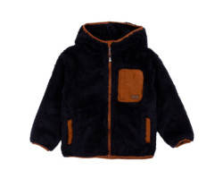 Navy Sherpa Jacket 3-10 years