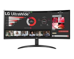 34'' LED Monitor 34WR50QC-B 3440x1440 Curved 100Hz 5ms WQHD IPS LG