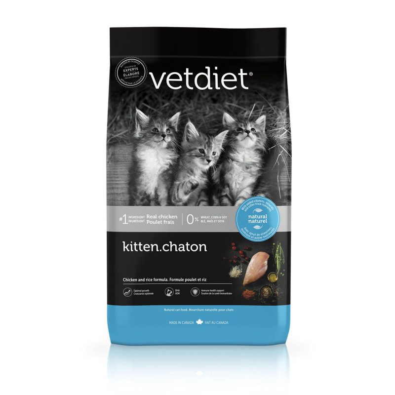 Vetdiet Nourriture sèche au poulet pour chaton