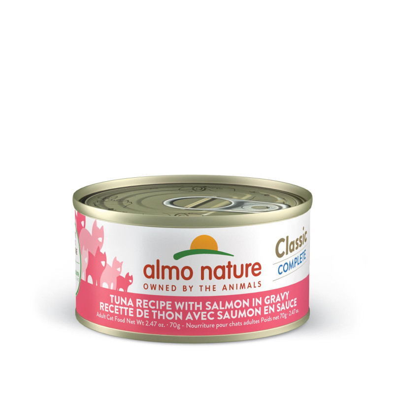 Almo Nature Recette de thon avec saumon en sauce « C…