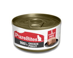PureBites Pâté au poulet pour chats, 71 g