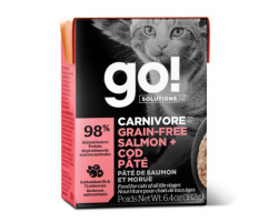 Go! Solutions Pâté « Carnivore » de saumon et morue sa…