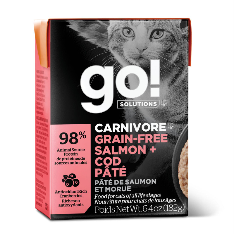 Go! Solutions Pâté « Carnivore » de saumon et morue sa…