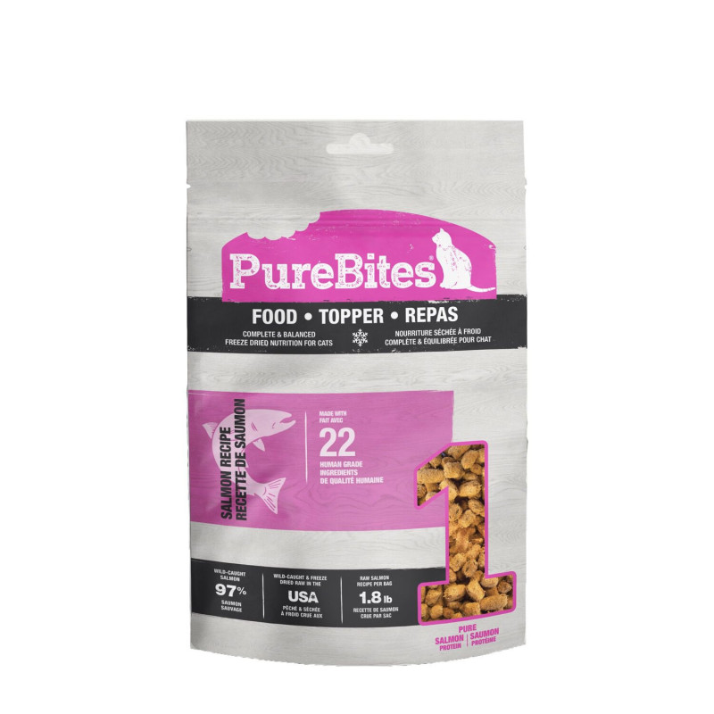 PureBites Mélange pour chat recette de saumon, 69 …