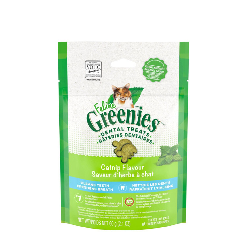Greenies Gâteries dentaires herbe à chat, 60 g