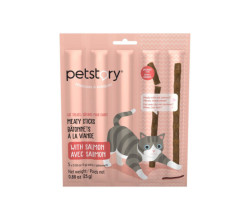 Treats for cats, meat sticks…