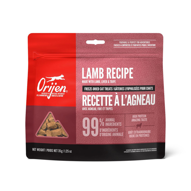 Orijen Gâteries lyophilisées recette à l'agneau…