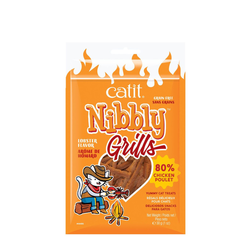 Catit Gâteries grillées Nibbly pour chats, pou…