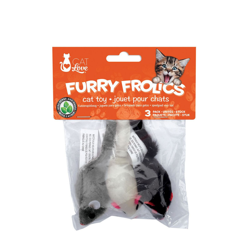Assortment of 3 Furr fur mice…