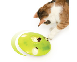 Cat treat spinner