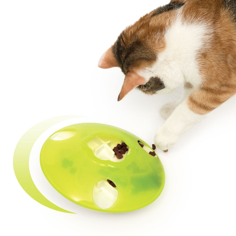 Cat treat spinner