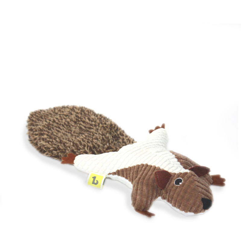 Plush squirrel for cat