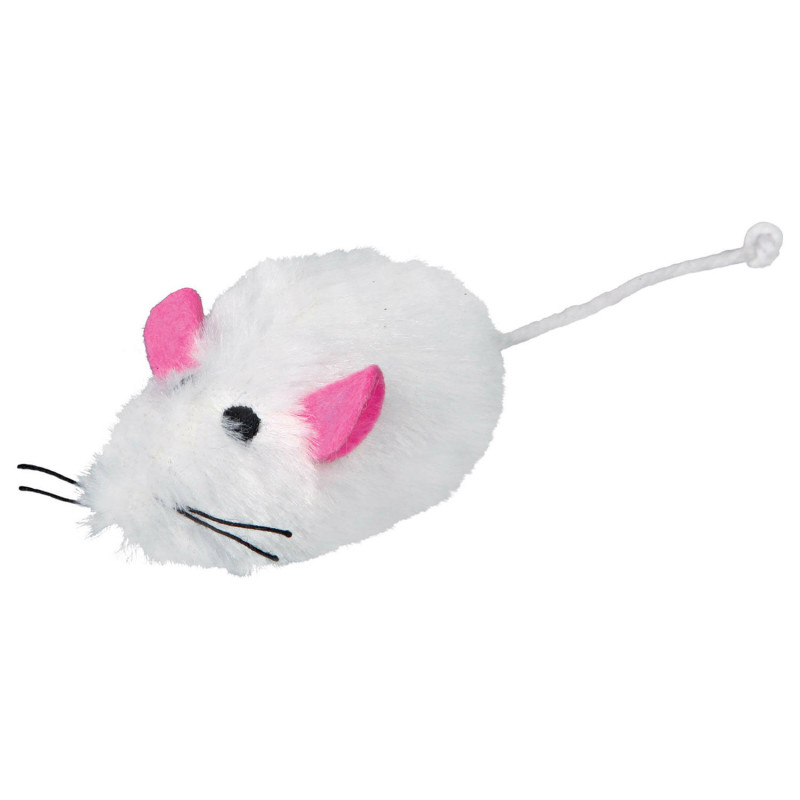 Long-haired plush mouse