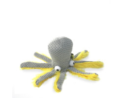 Plush octopus for cat