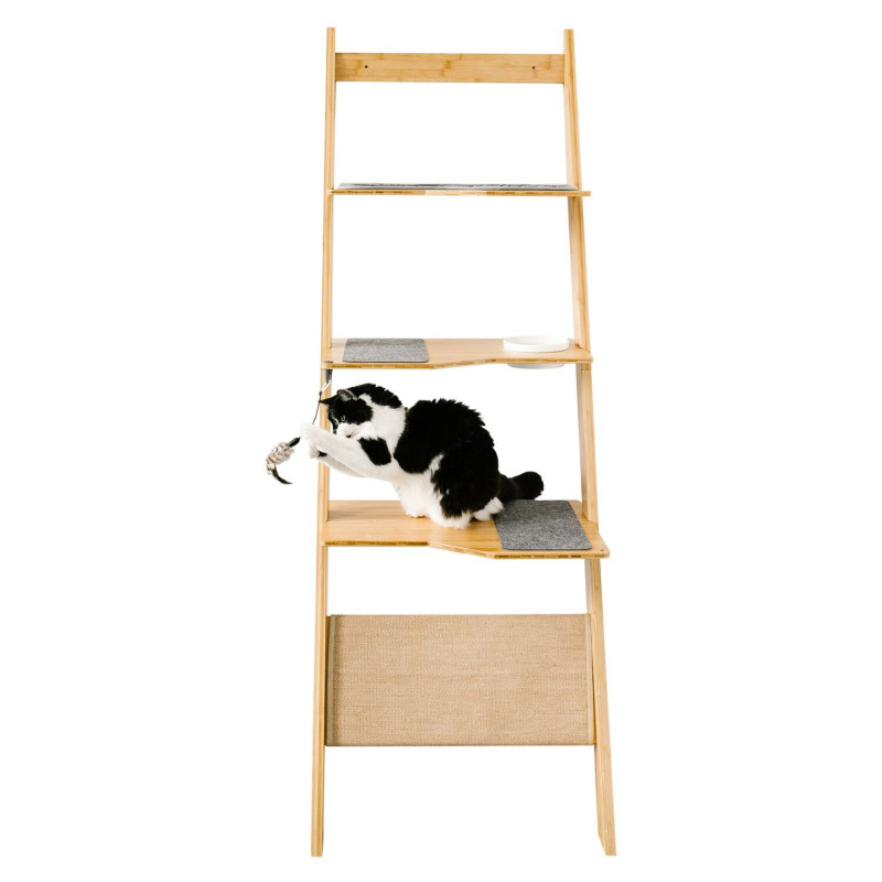 Bamboo ladder cat tree