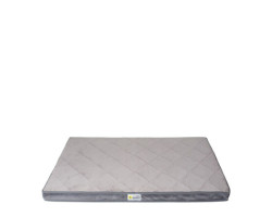 Diamond bed, gray