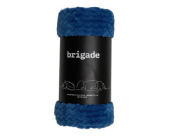 Ultra soft jacquard throw, blue