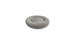 Round Plush Pet Bed, Gray