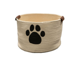 Rope-style cotton basket with…