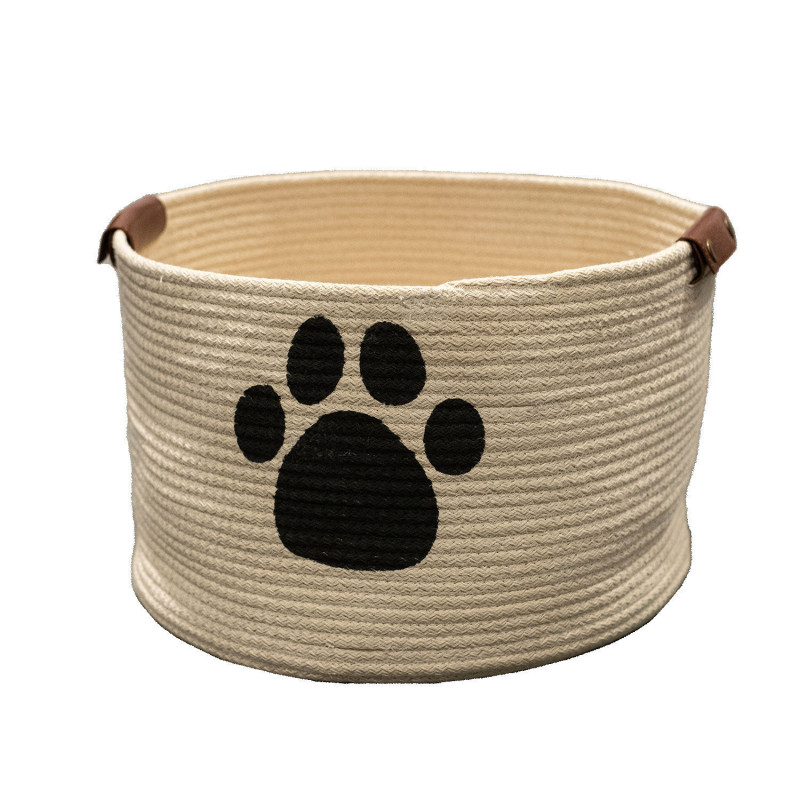 Rope-style cotton basket with…