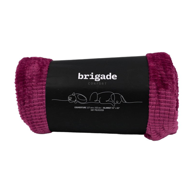 Brigade Confort Jeté jacquard ultra douce, mauve